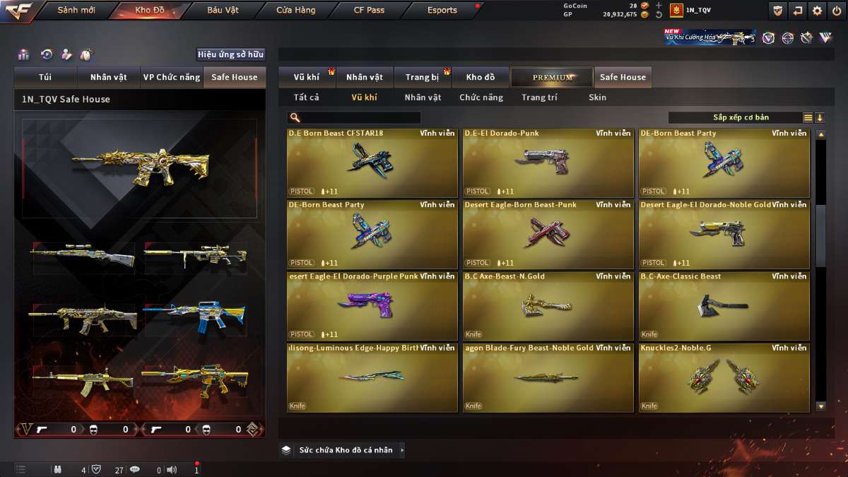 shop acc cf uy tin gia re